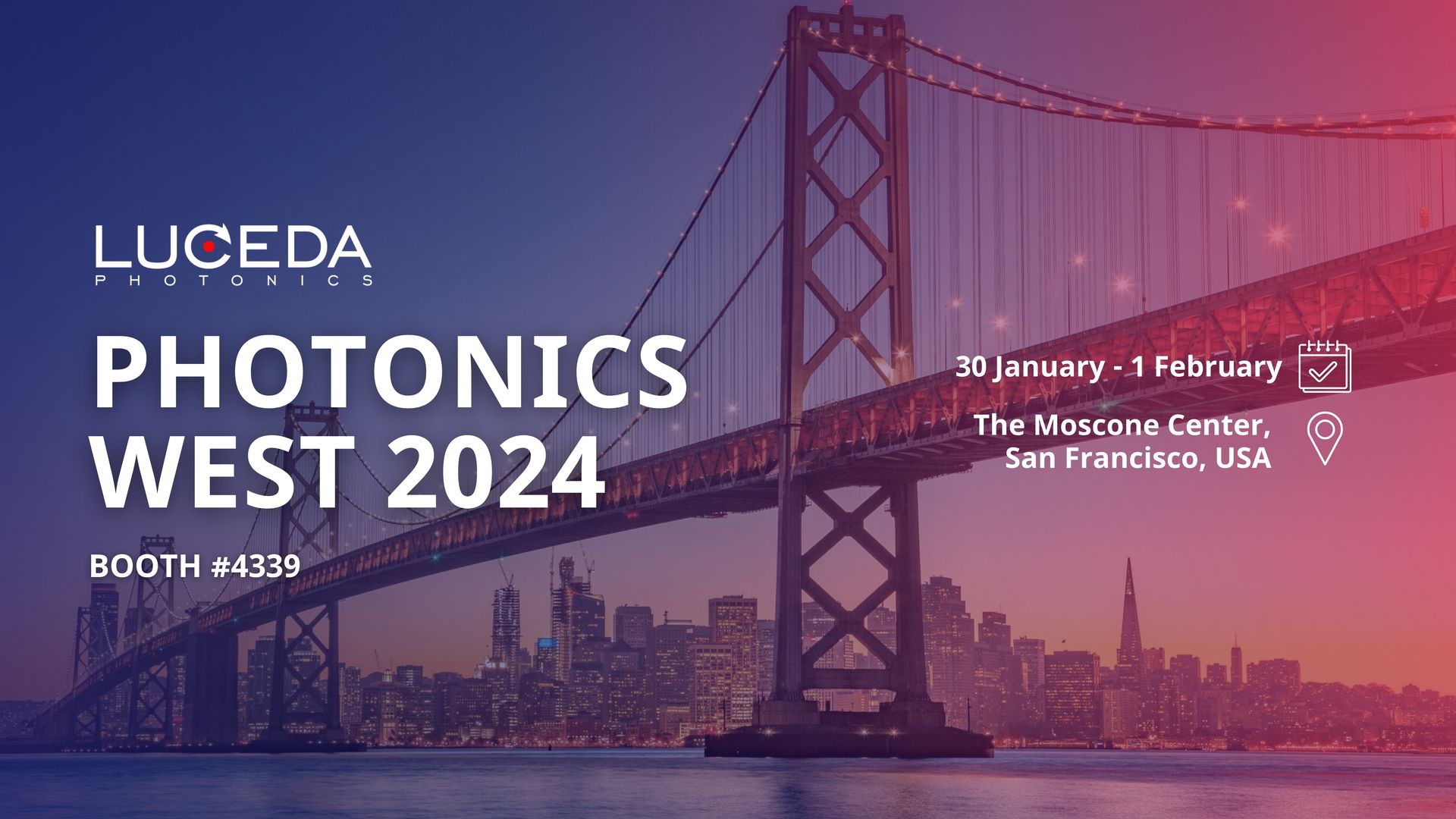 Meet Luceda at Photonics West 2024 in San Francisco Luceda Photonics